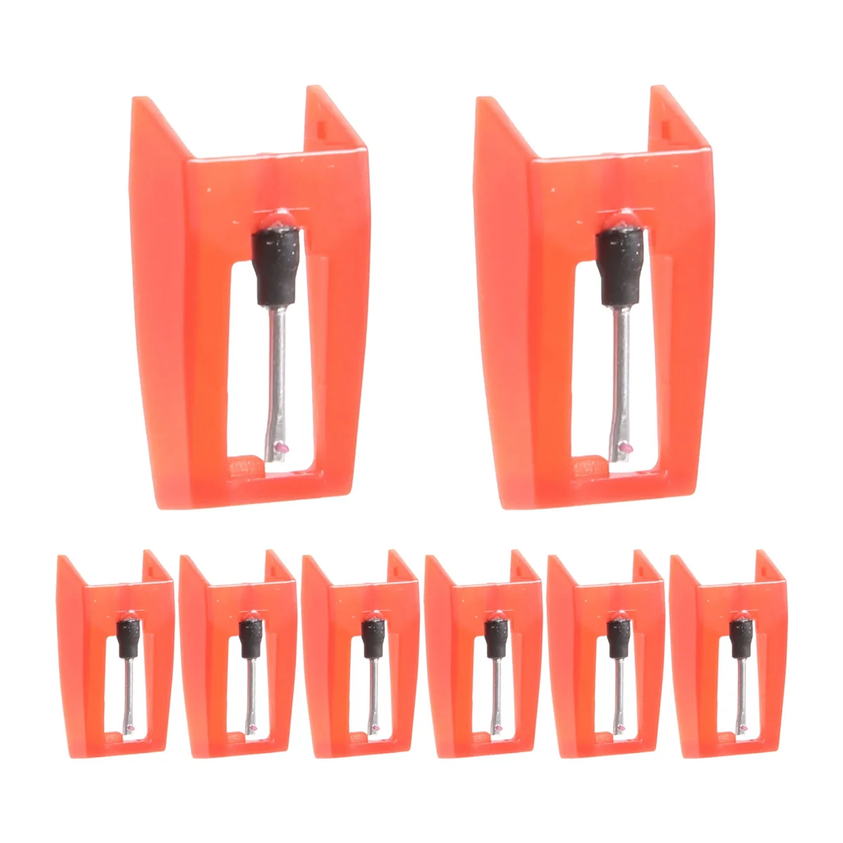 Y23A 8 Pcs Record Player Needle Turntable Ruby Replacement Stylus Needles for Vinyl Record Player