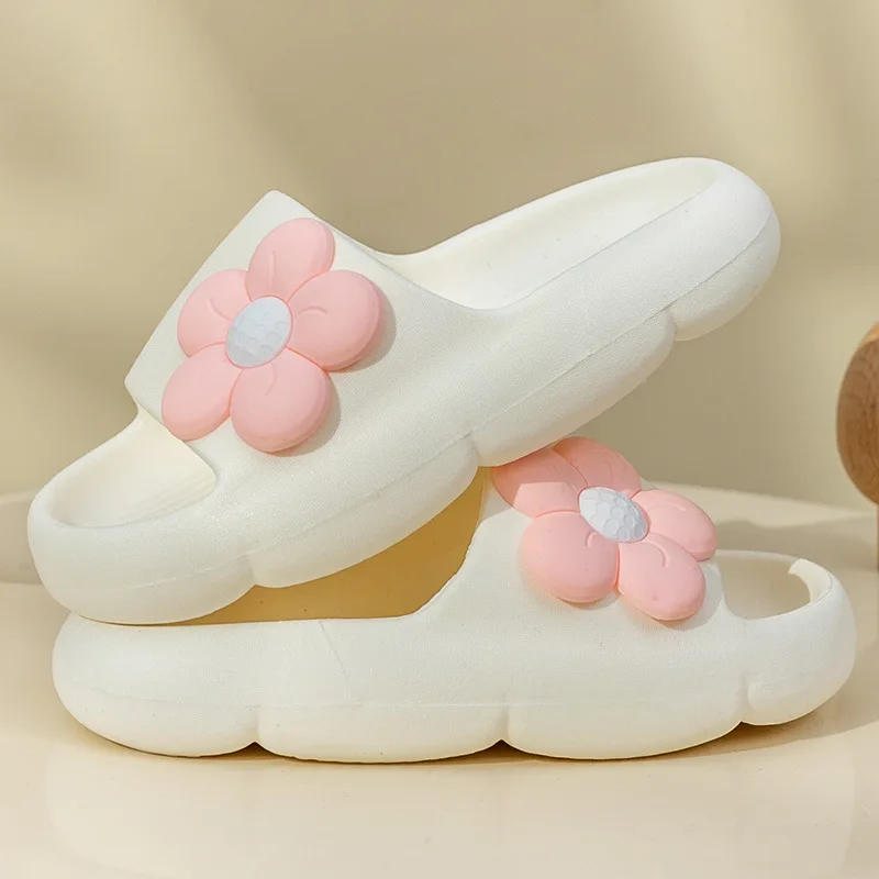 New Children Garden Girls Shoes Simple Cute Flower Beach Slippers Babies Summer Slippers Soft Kids Outdoor Slippers Flip Shoes