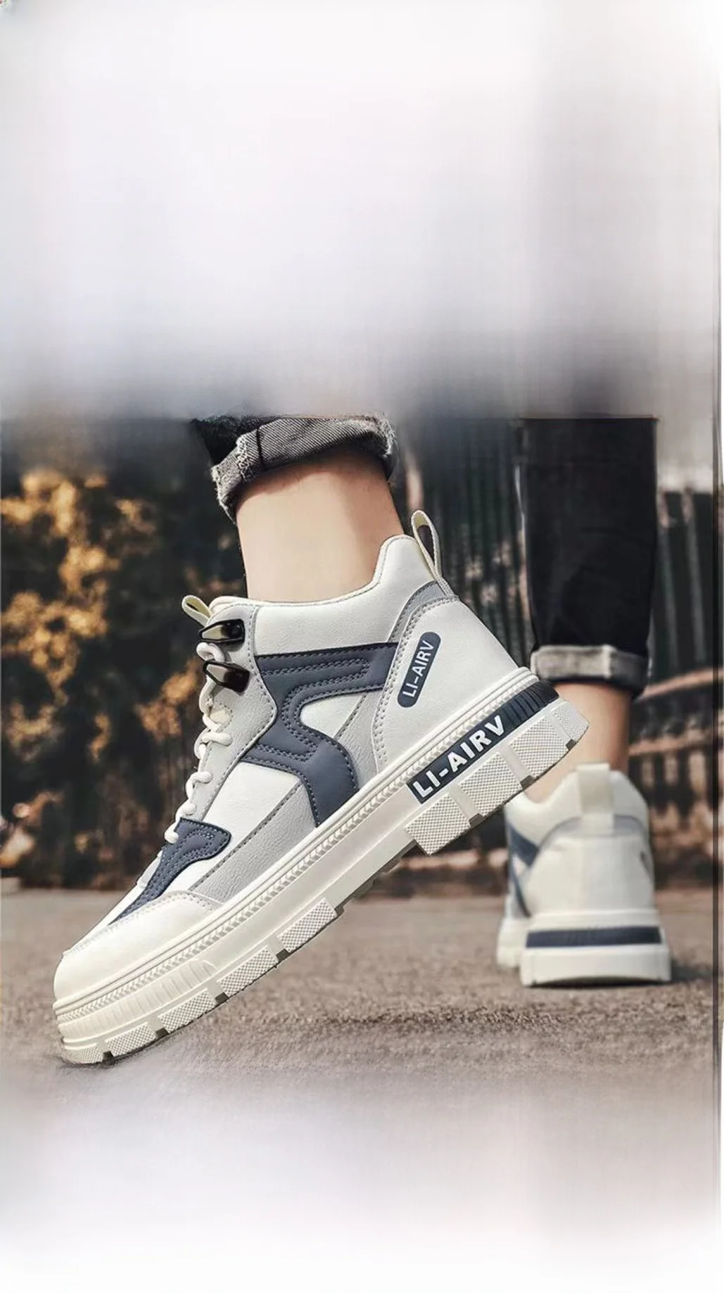 

Спортивные повседневные ботинки для мужчин на осень-зиму, короткие кожаные ботинки Paul Zhuofantide в стиле пэчворк