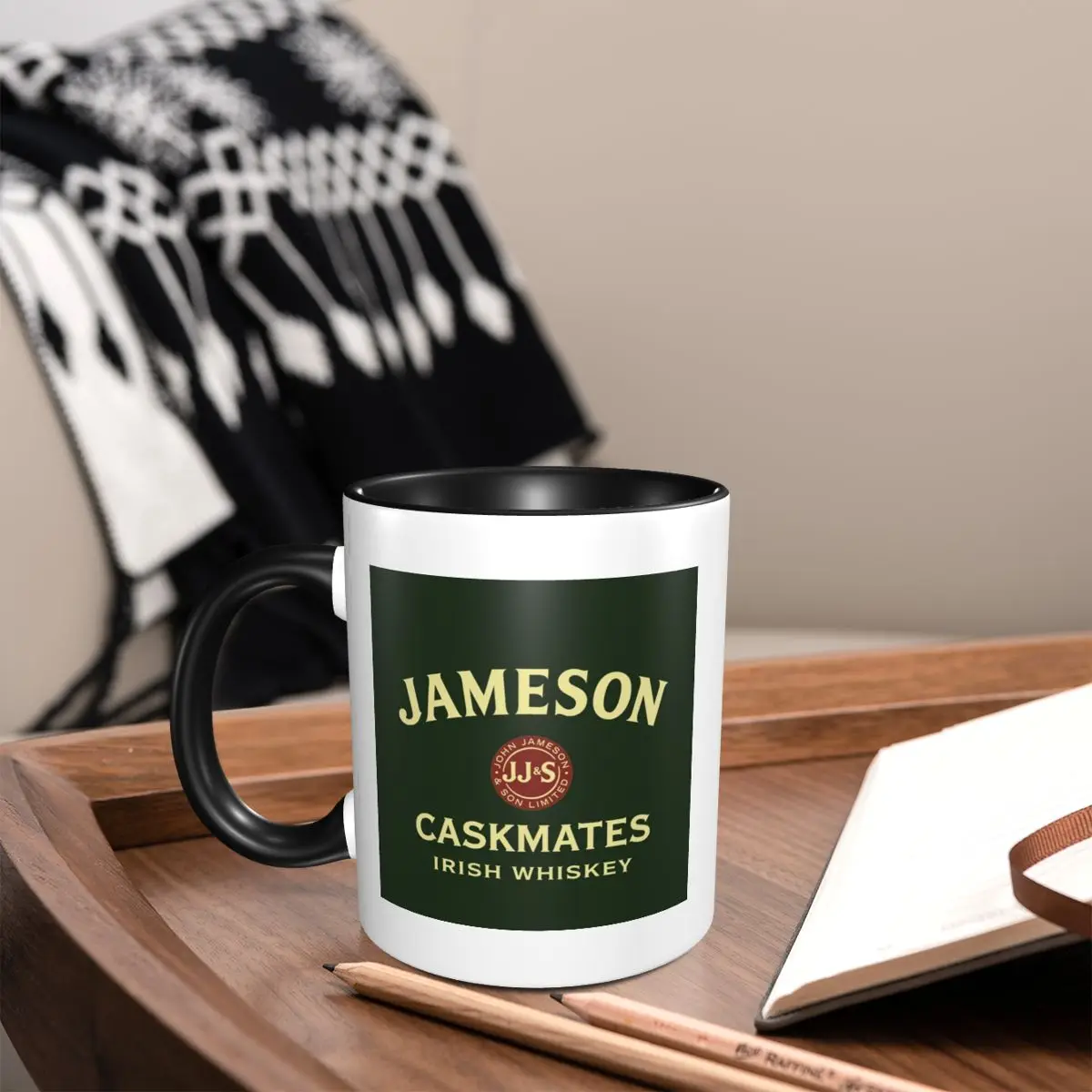 

Rare Cask The Jameson Mug Funny Ceramic Coffee Cups Tea Mugs Milk Cup Drinkware Gifts for Woman Man