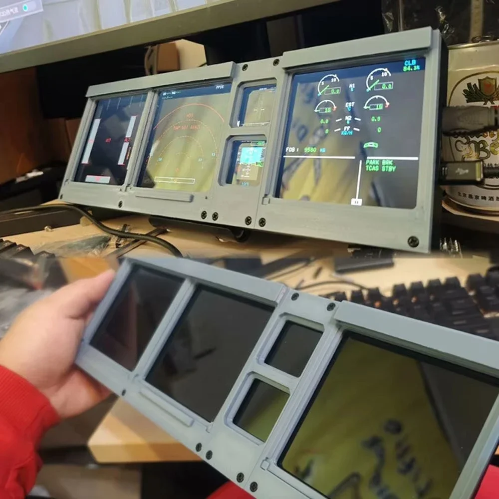 Airbus A320 Simulator Flight Software Platform Peripheral Equipment Control Simulated Flight Game Peripherals LCD Display Screen