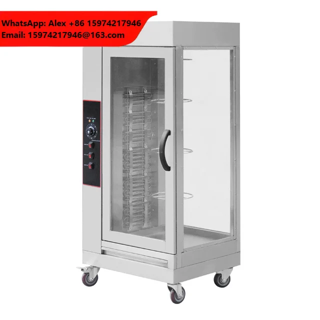 Chicken Rotisserie Machine Commercial Electric Roaster Meat Rotary Grill Machine For Restaurant Chicken Rotisserie Machine