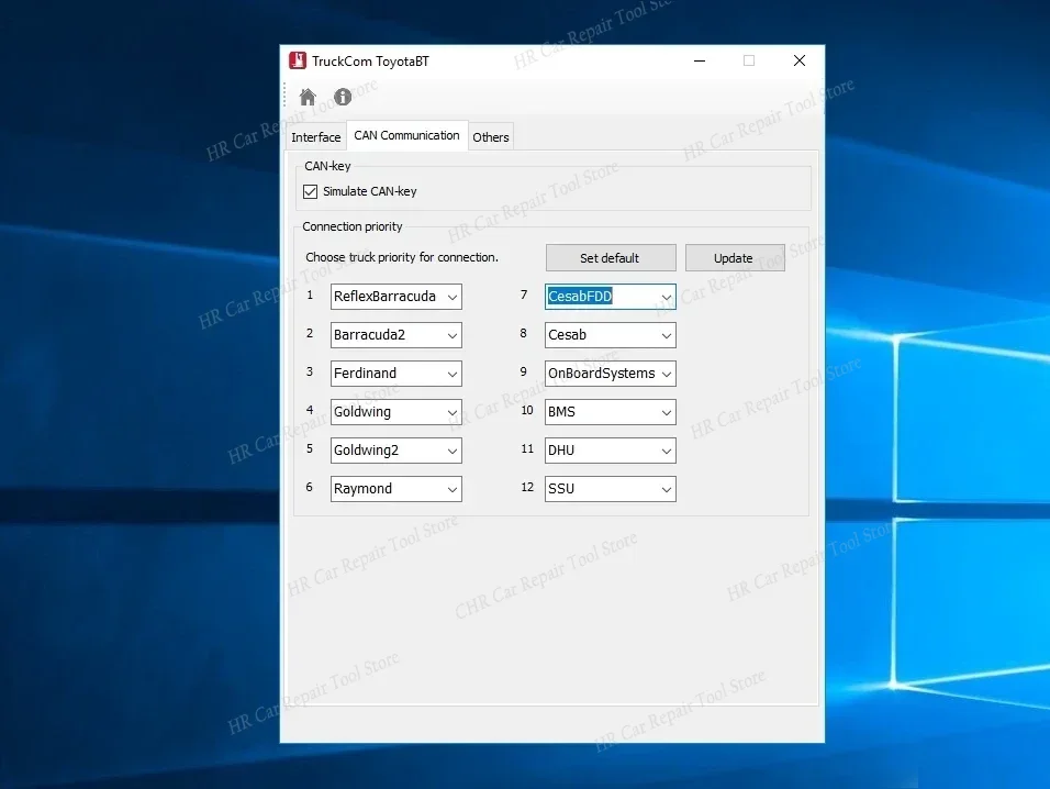 

TruckCom BT 3.2.0 + Service Bases + Patch for Toyota Unlimited Install for Multiple PCs Toyota BT Fork/ lift Diagnostic Software