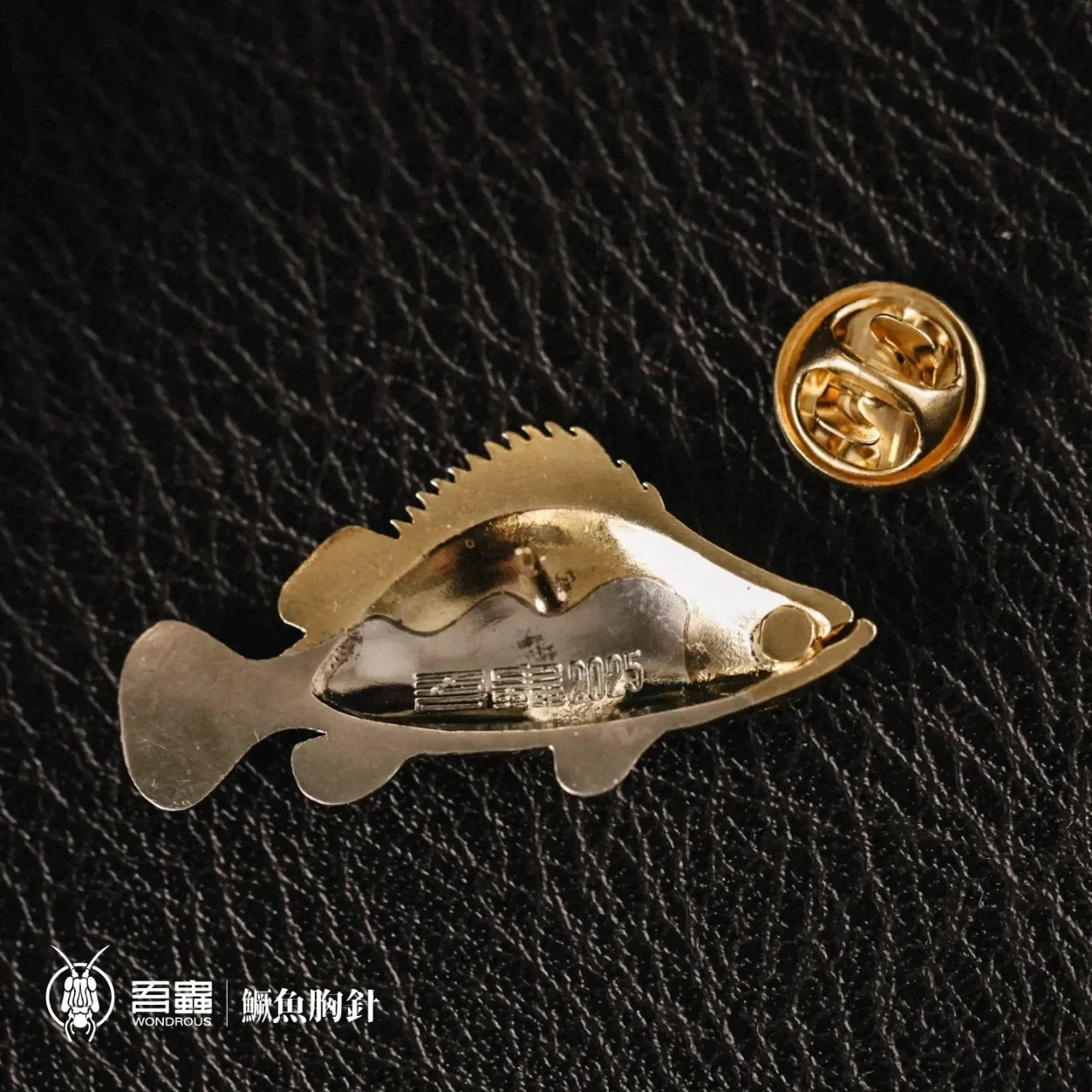 2025 Creative Fish Shaped Brooch Badge, Copper Mandarin Fish Hat Badge, Bag Hanging, Personalized, Fashionable, Versatile,