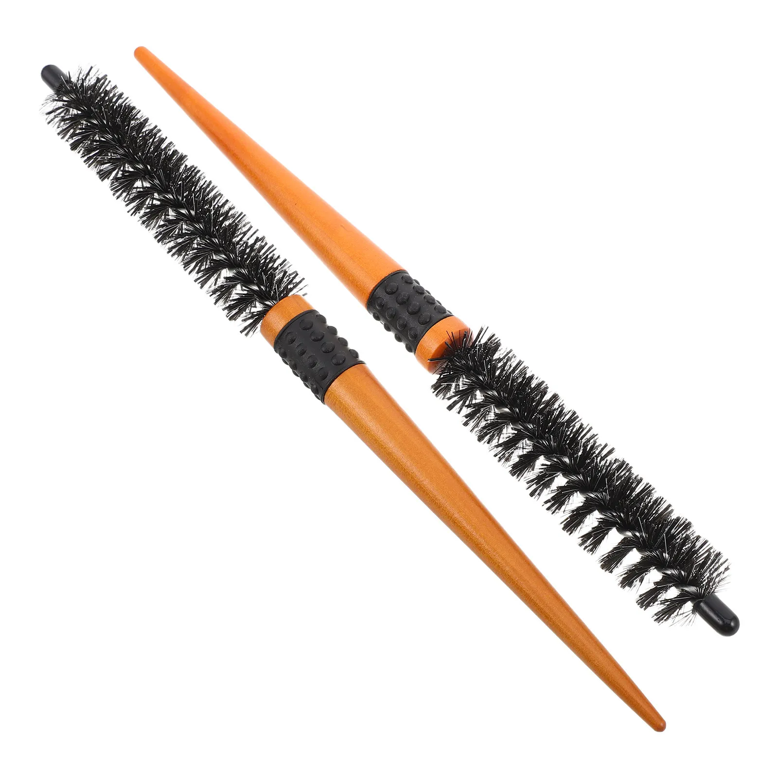 2Pcs Root Volume Hair Brush Mini Round Roller Comb Pointed Tail Styling Tool for Fine Hair Dry Salon Styling Brush