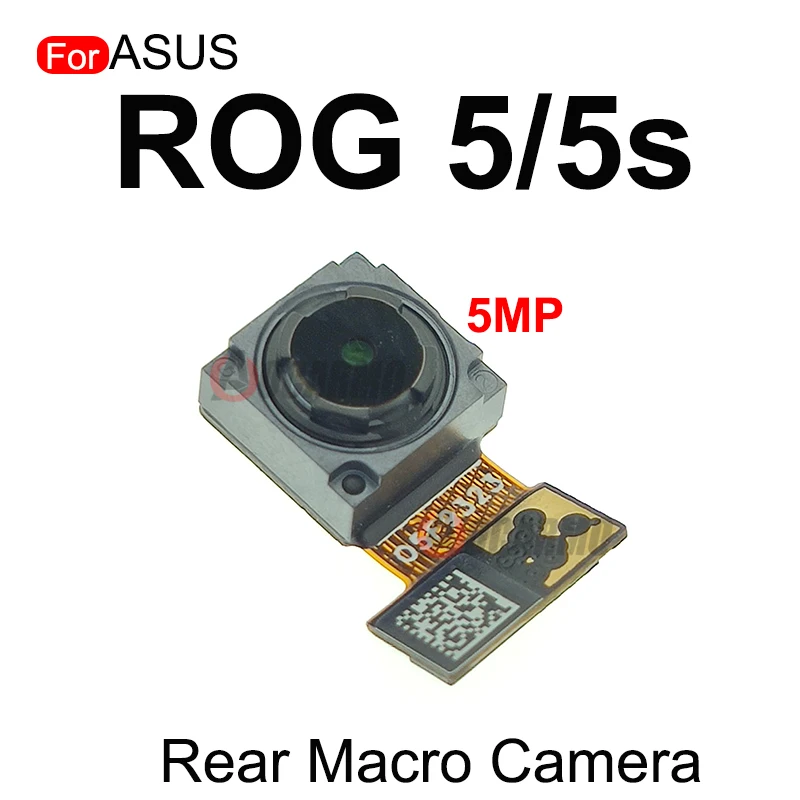 Per ASUS ROG Phone 5 5s ROG5 Rog5S ZS673KS ZS676KS Macro posteriore posteriore e fotocamera anteriore cavo flessibile parte di ricambio 24MP 64MP 5MP