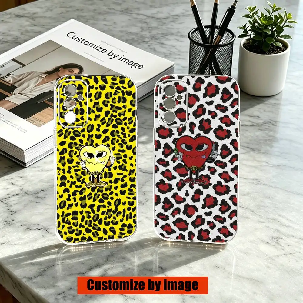 Capa de Telefone Love Mafia La Mafia Del Amor para Samsung A10,12,20,21S,30,31,40,50,51,52,70,71 Transparente