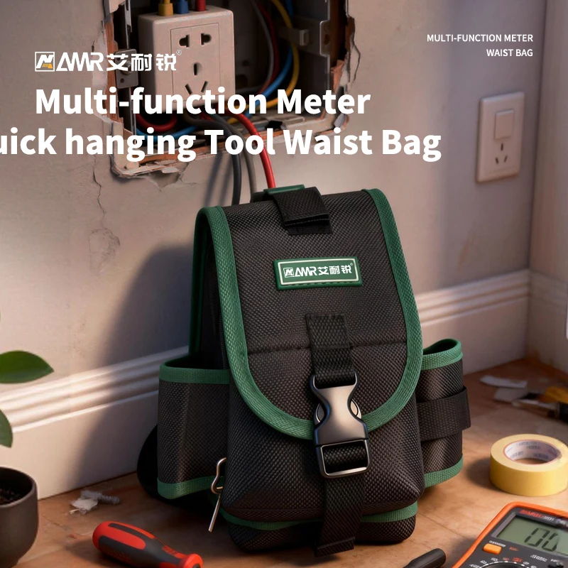 

Multifunctional Meter Quick-Hang Waist Bag, Portable Tool Pouch for Electricians, Maintenance & Daily Use