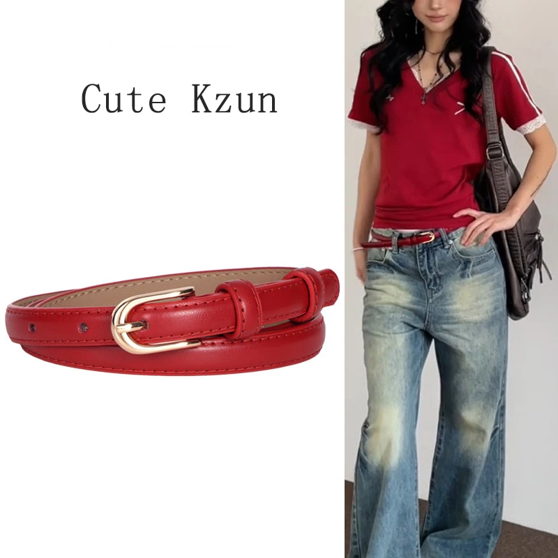 ceinture-en-cuir-veritable-rouge-pour-femme-polyvalente-avec-jean-nouvelle-collection-2026-ceinture-de-taille-haut-de-gamme-pour-pantalon-femme-simple-et-elegante