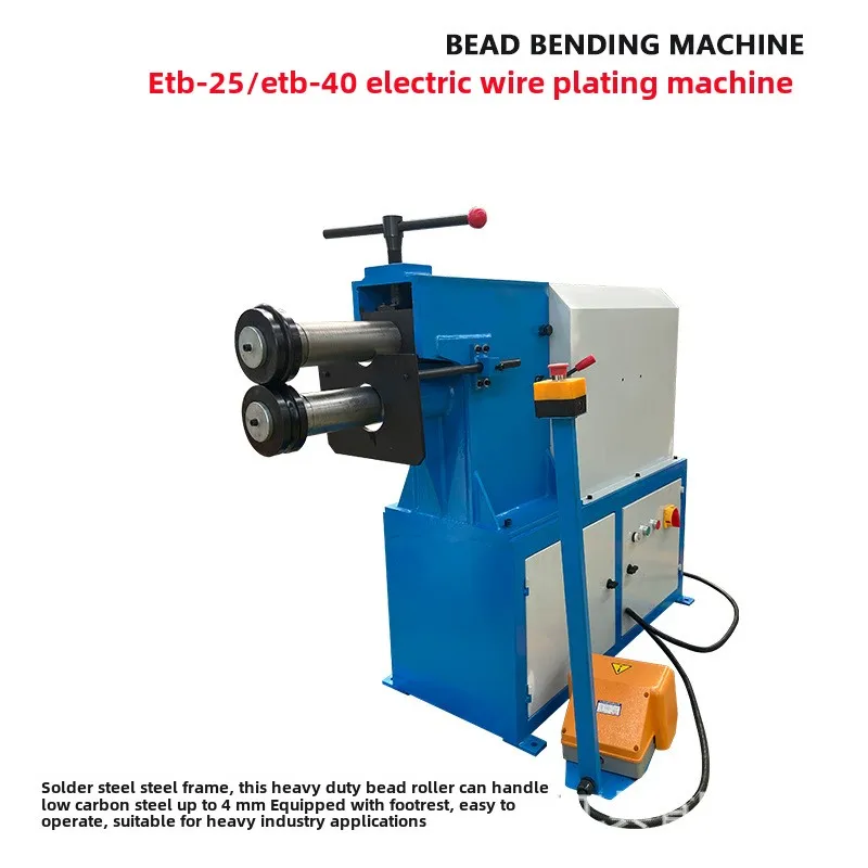 Tolles Preis-Leistungs-Verhältnis für Geld. Runde Rohrriptepresse ETB40 4 Sätze Rollen