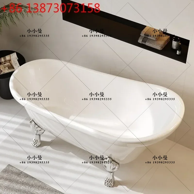 Acrylic princess independent bath Small apartment Internet celebrity household adult bath