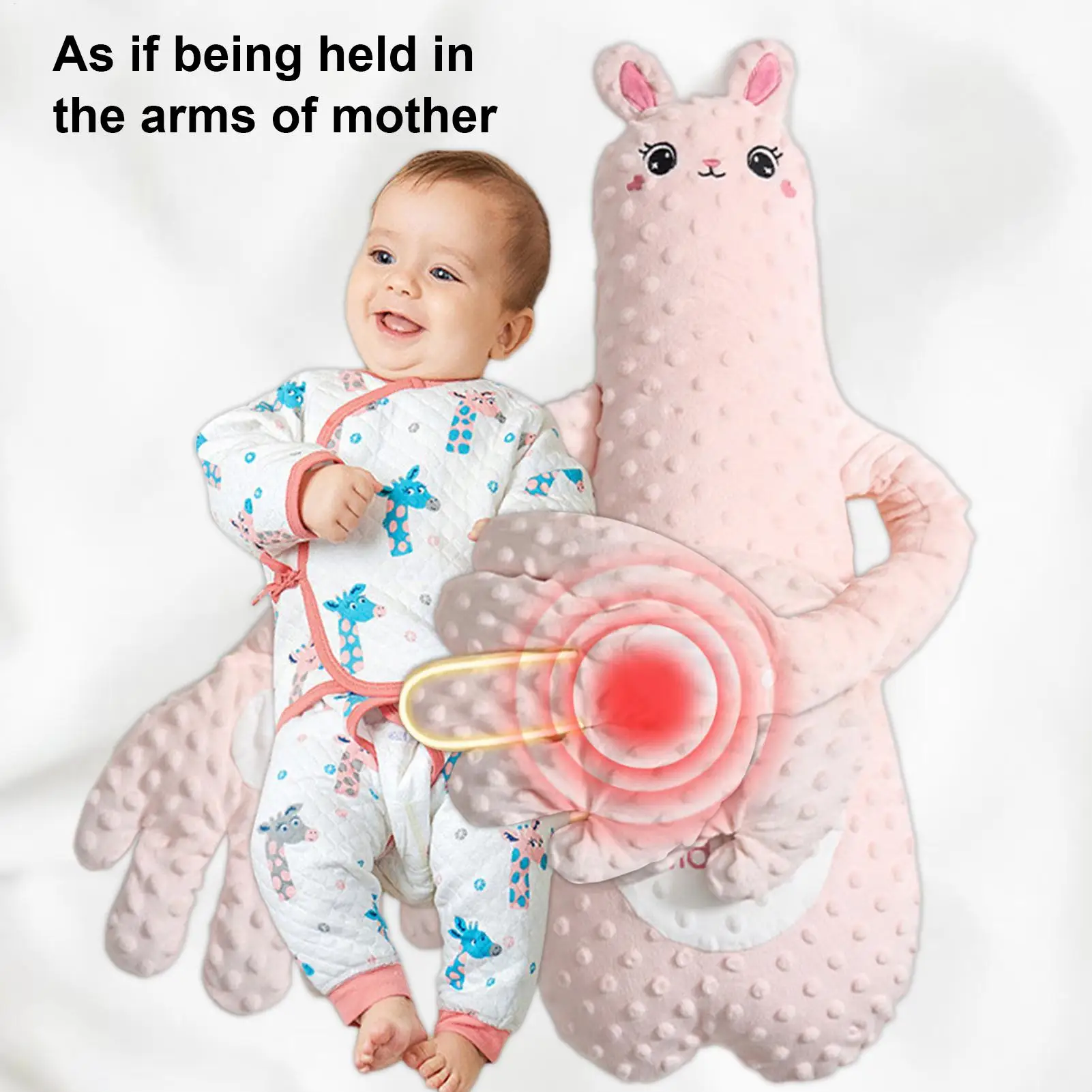 Baby Sleep Patter Stuffed Soothing Patting Toy with Palm Pad Detachable type  Adjustable Electric Pillow for Sleeping Baby