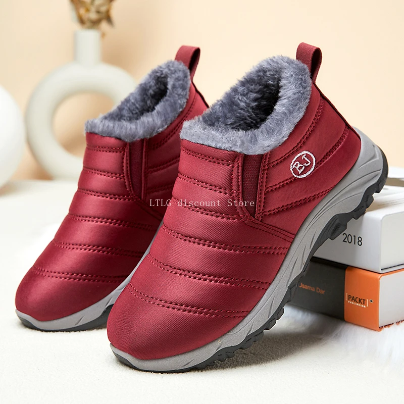 남성용 부츠 여성용 겨울 발목 부츠 따뜻한 인조 모피 - Men Shoes Online 리뷰 및 가격