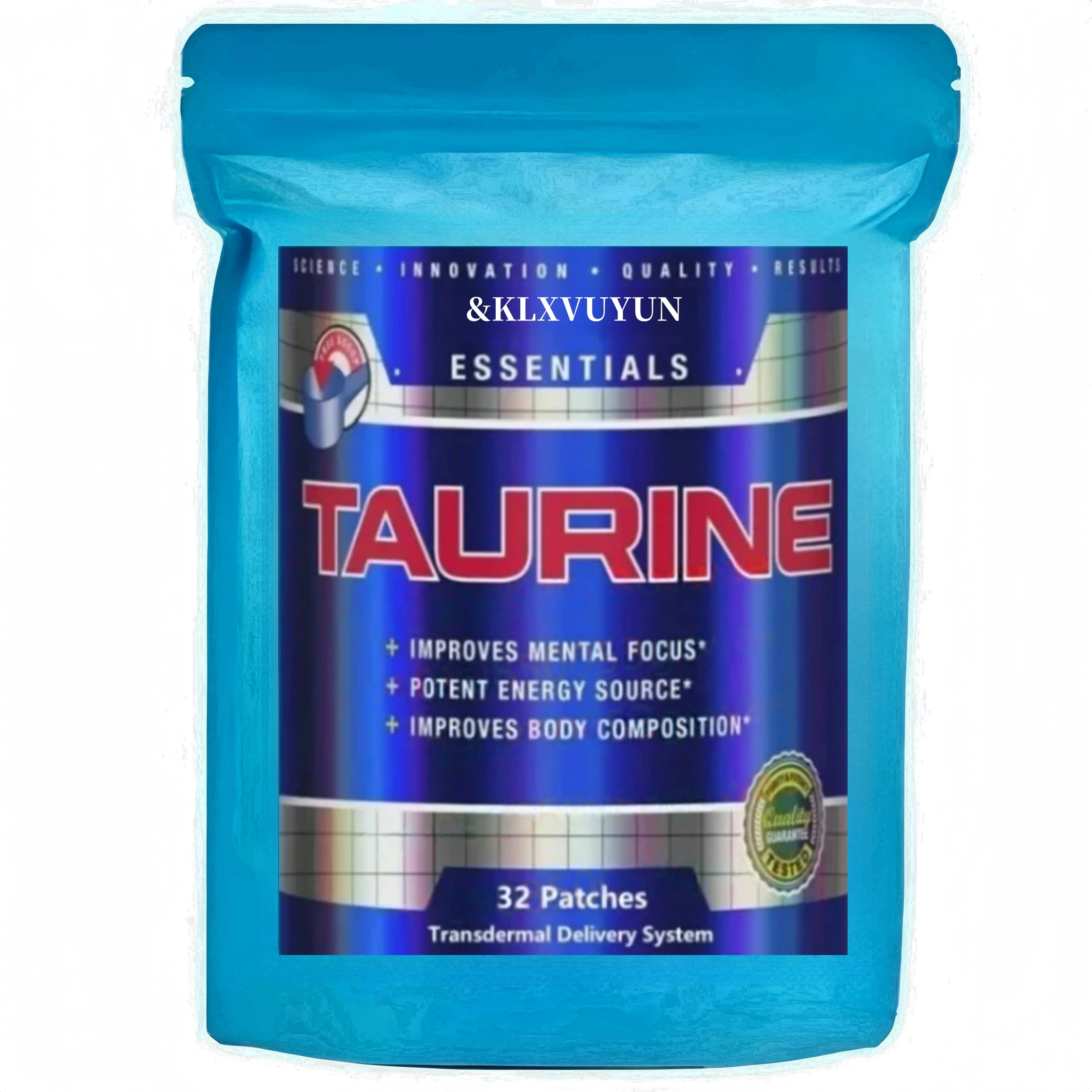 Taurine + Creatine Monohydrate Transdermal Patches, Muscle Strength, Focus, Memory - Best Creatine for Muscle Growth