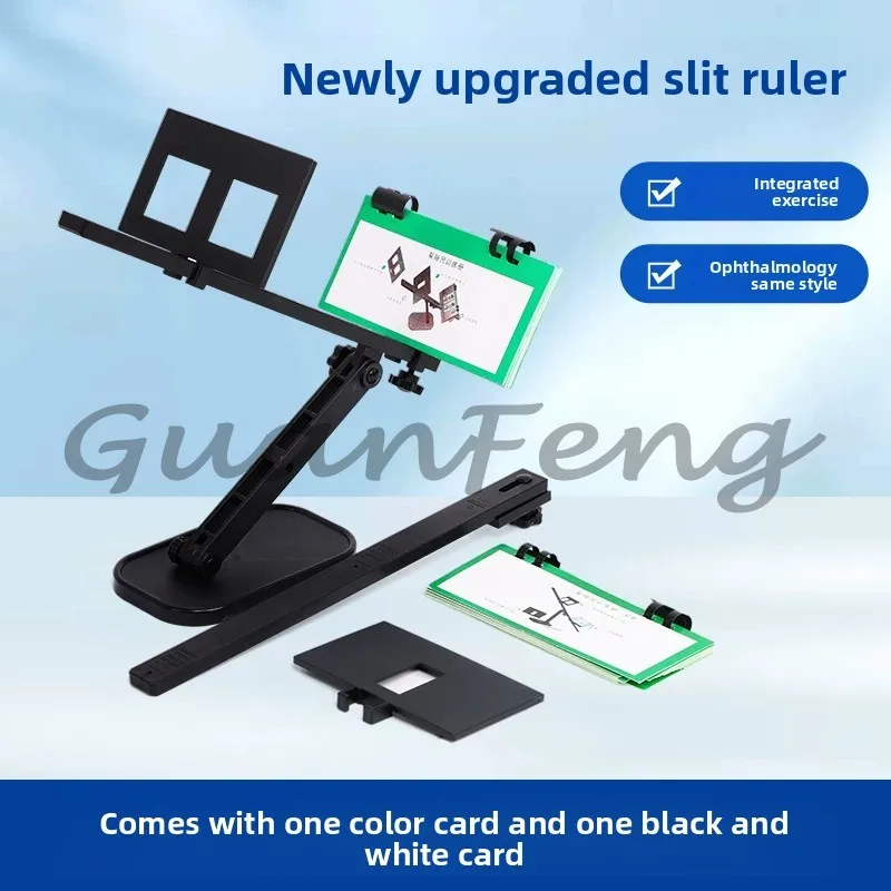 Strabismus Amblyopia Eye Treatment Monocular Vision Training Blackout Correction Tool Set Fissure Ruler