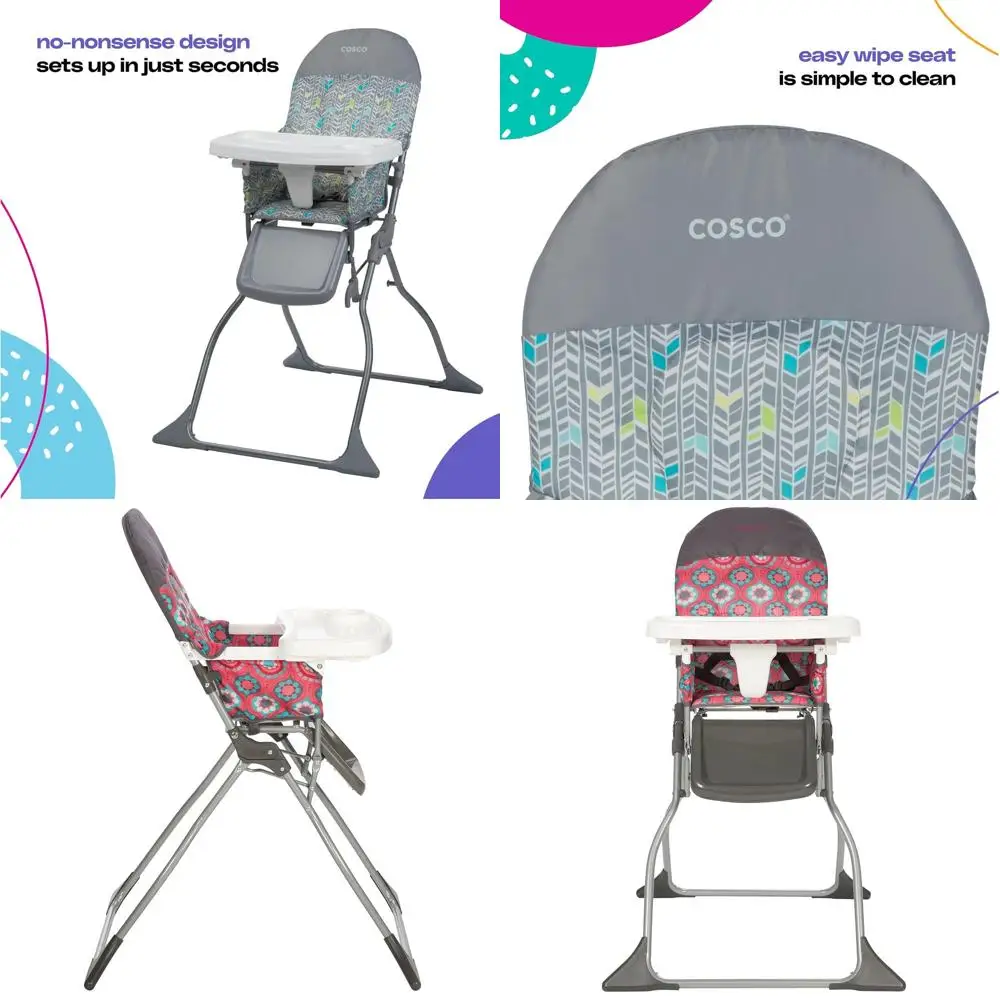 

Портативный и легкий детский стульчик для кормления, компактный дизайн для удобства хранения и использования.