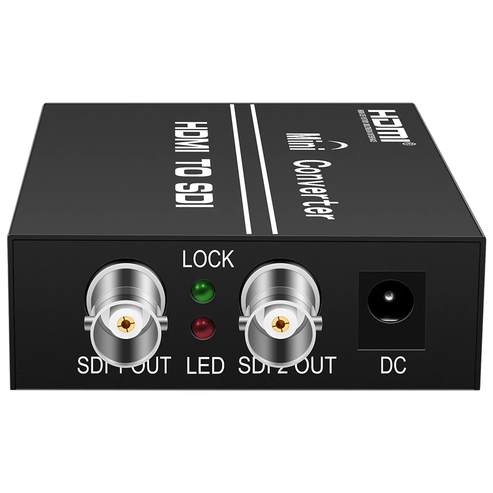 HDMI to SDI Converter, Converter Two HDMI in Two SDI Output (with Power Supply Adapter) for Camera CCTV