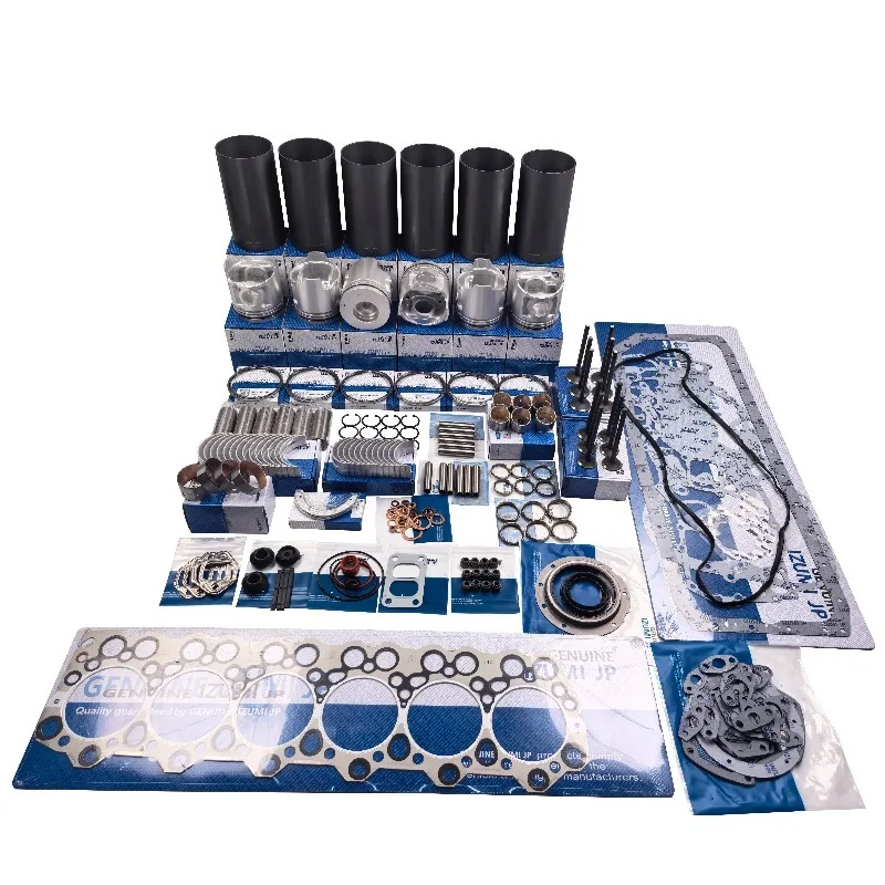 ل أجزاء إصلاح المحرك مجموعة 6D34 محرك إصلاح إصلاح مجموعة ME220454 ME013366 اسطوانة بطانة مجموعة كبّاس