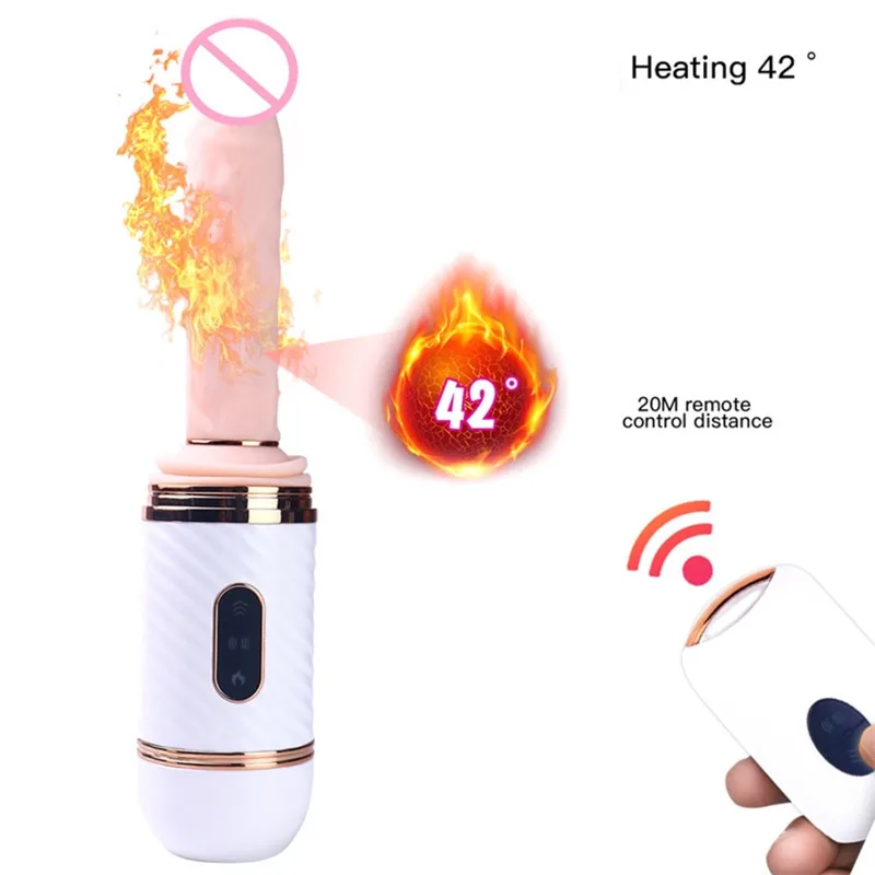 Automatic Sex Machine Pedestal for Dildo Vibrator Women Love Thrusting Retractable Masturbation Vaginal Toy Pumping Gun Sex Toys