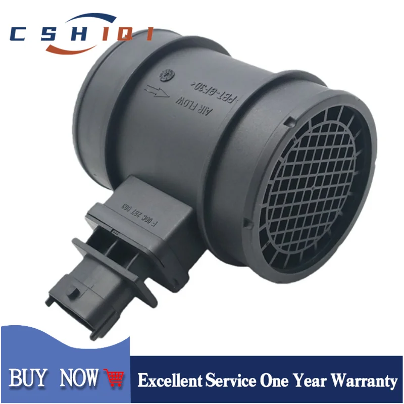 0281002802 nuevo Sensor de flujo de aire masivo 4 pines MAF para OPEL MERIVA VAUXHALL MERIVA Mk I 1,3 CDTI piezas de coche 55558417 93186483