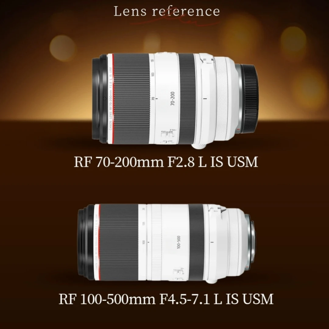 Lens Hood Reversible for Canon RF 70-200mm F2.8 RF 100-500mm F4.5-7.1 Lens Supports 77mm Filter for ET-83FWIII Cameras Accessory