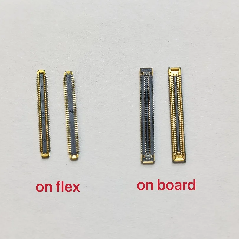 10pcs LCD Display Screen Flex FPC Connector For Samsung Galaxy A12 A125 A125F A125F/DS USB Charger Charging Contact Plug 78pin