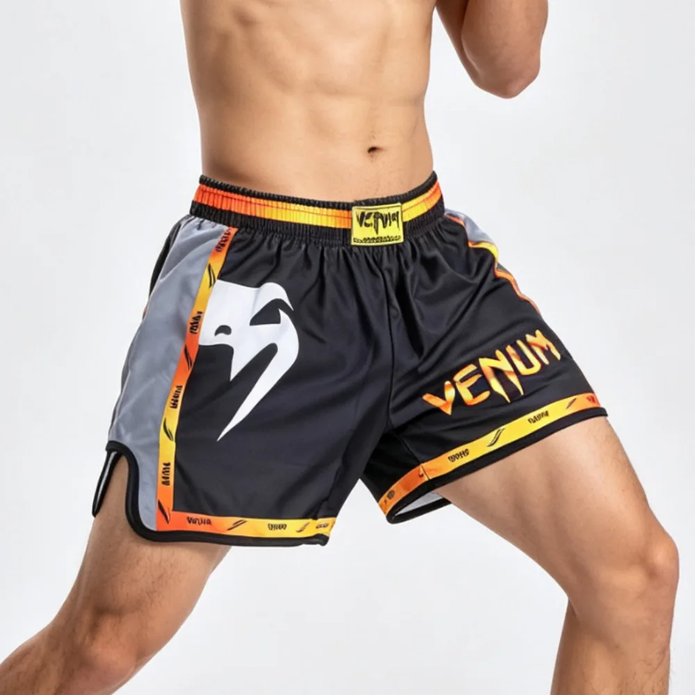 New Boxing Training Shorts Mixed Fighting Boxing Fighting Sanda Martial Arts Hall Muay MMA Thai Coach Running Fitness Shorts