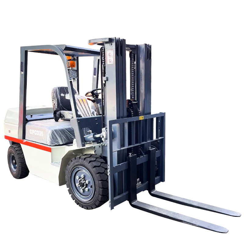 High-performance 3.5-ton heavy-duty forklift, optional column lift height, a variety of accessories to choose from
