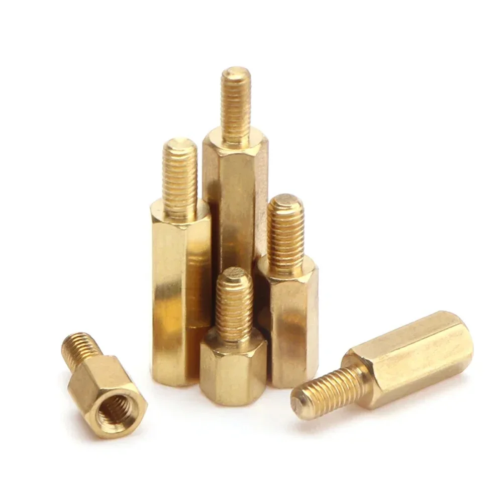 3mm Standoff 18x10x2cm Brass Standoffs Easy To Install Precise Threads Rugged Installation Sturdy Brass Material