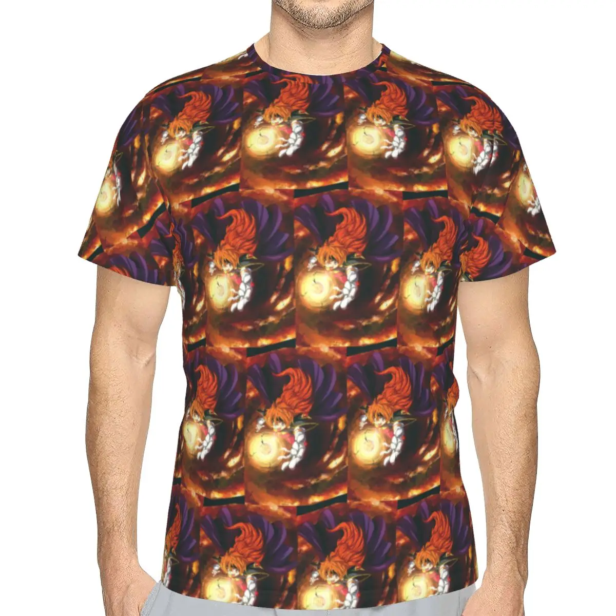 Lina Inverse Dragon Slave Slayers 100% Cotton T-Shirt Men'sFunny T Shirts Men Crew Neck Short Sleeve