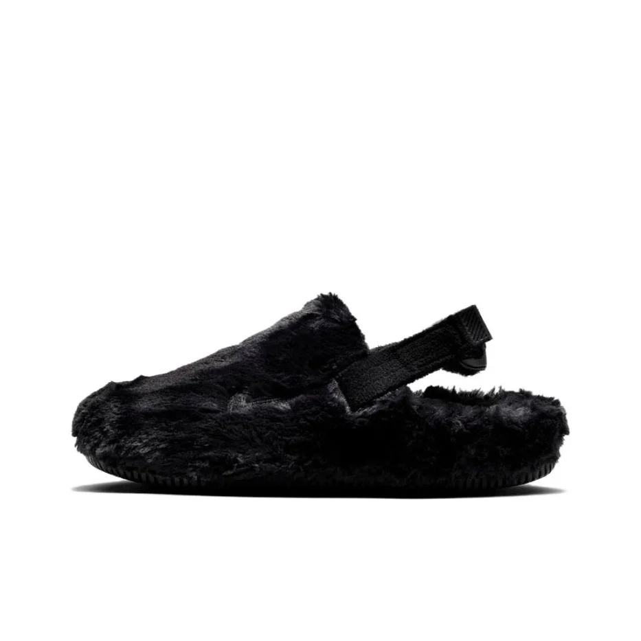 Nike Calm Mule Slip Resistant Abrasion Resistant Low top Casual Shoes Women's Black FZ3118-001