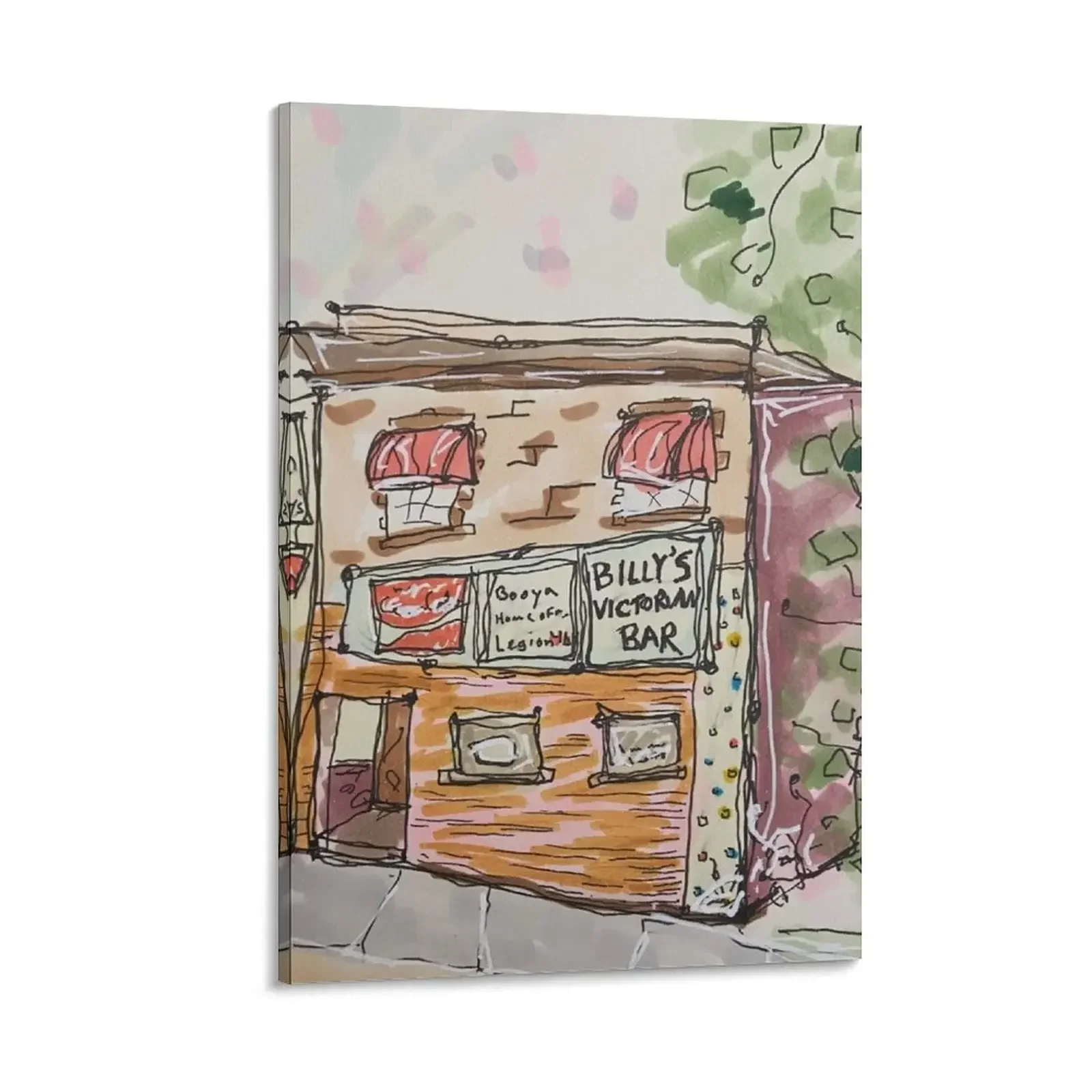 

Billy's Victorian Bar Canvas Painting Paintings for bedroom Decoration pictures room wall decorations for the room