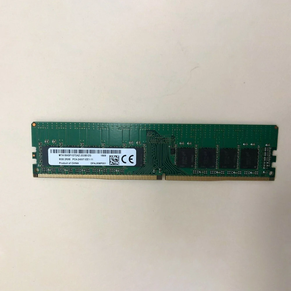 Memoria piezas para servidor MT, 1 PC4-2400T, 8G RAM, MTA18ASF1G72AZ-2G3B1ZG, 8GB, 2RX8, 2400