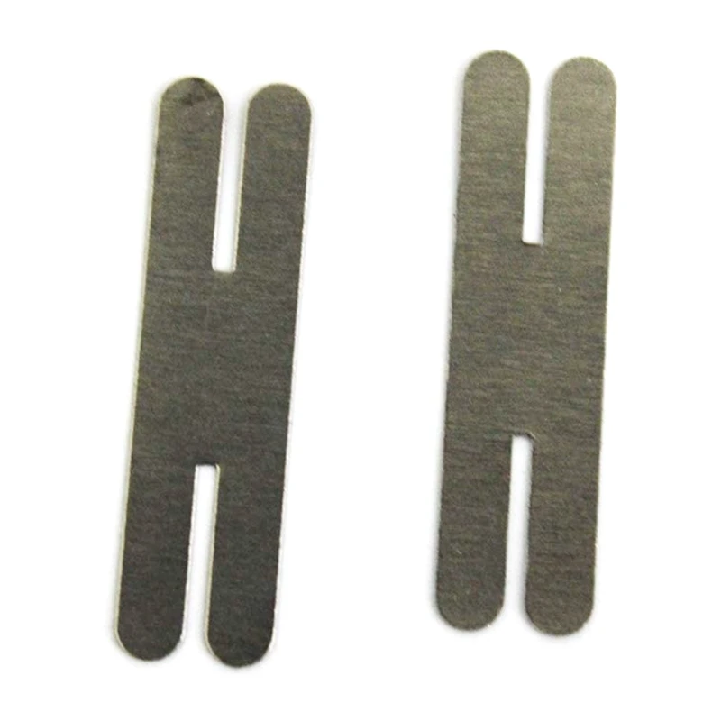 100 pçs/lote 0.2x30x8mm tipo Folhas Tira Aço Niquelado para Pacote Bateria Equipamento Soldador Ponto