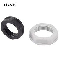 5/10PCS Flange M5-M63 Black White Nylon Nuts Hexagon Plastic Nut for Heat/ Electricity Insulation Metric Thread Flat Bottom Nuts