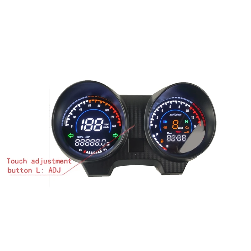 LED Digital Dashboard Motorcycle RPM Meter Speedometer For Brazil TITAN 150 Honda CG150 Fan150 Motorcycle Accessories