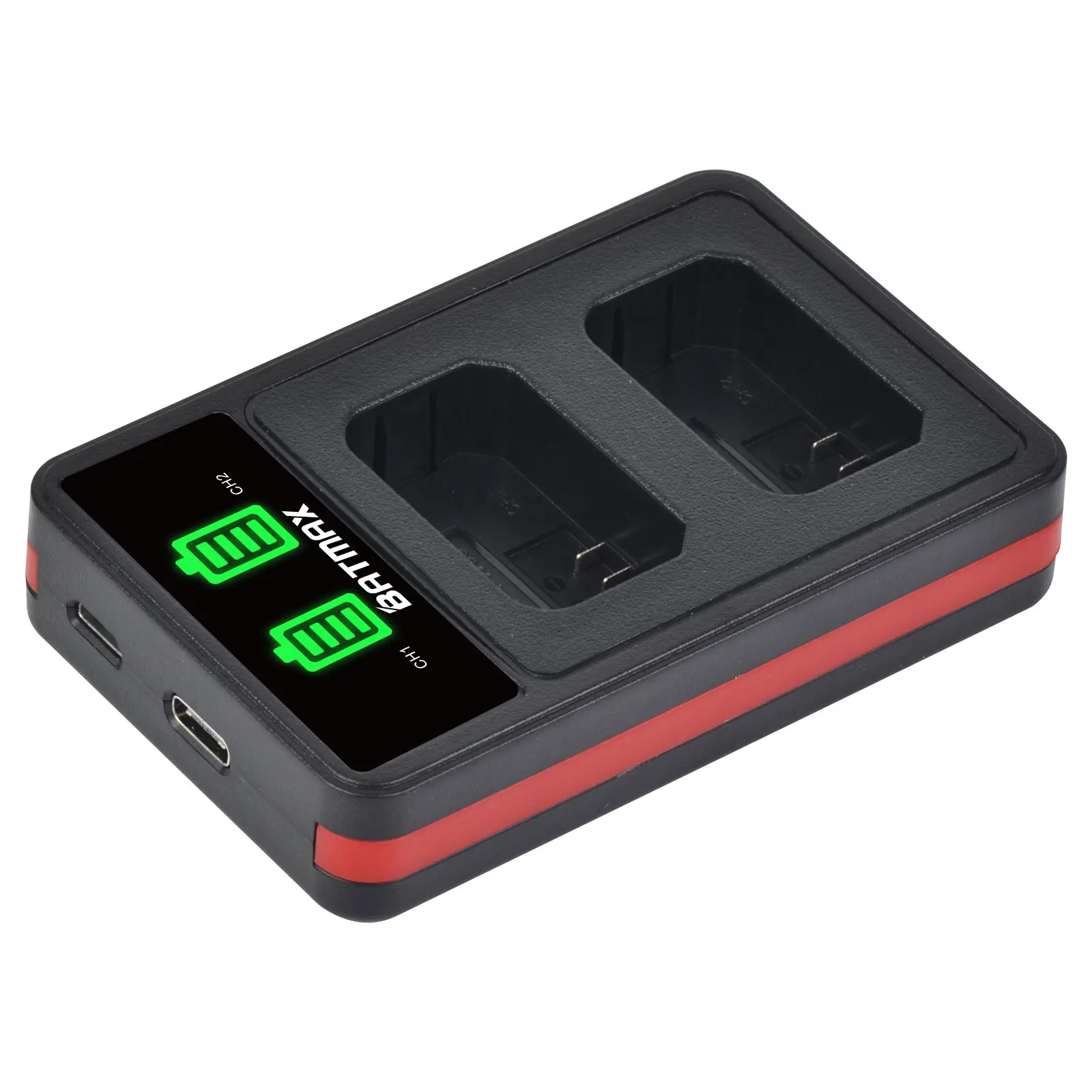 LED USB Dual Charger con porta di tipo C per batteria SONY NP-FW50 NEX-3 NEX-5 NEX-6 SLT-A55 A33 A55 A37 A3000 A5000 A6000