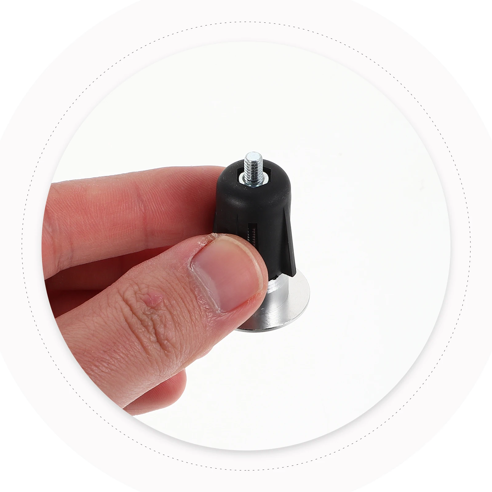 

1Pair Mountain Bike Handlebar End Caps Aluminum Alloy Lightweight Antislip Plugs for Bicycle Grip Protection Bike Cable Ends