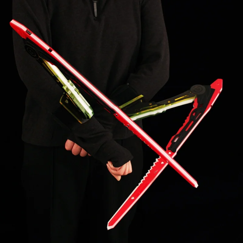 

2026 new Luminous Cyberpunk Katana Mantis Blade Sword Led Light Anime Cosplay Prop Japanese Katana Bright Samurai Sabre Toy
