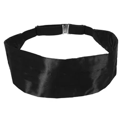 Adjustable Satin Cumberbund Men Wedding Formal Belt Suit Girdle Tuxedo Set Bow Tie Pocket Square Night Party Mens Waist Belt