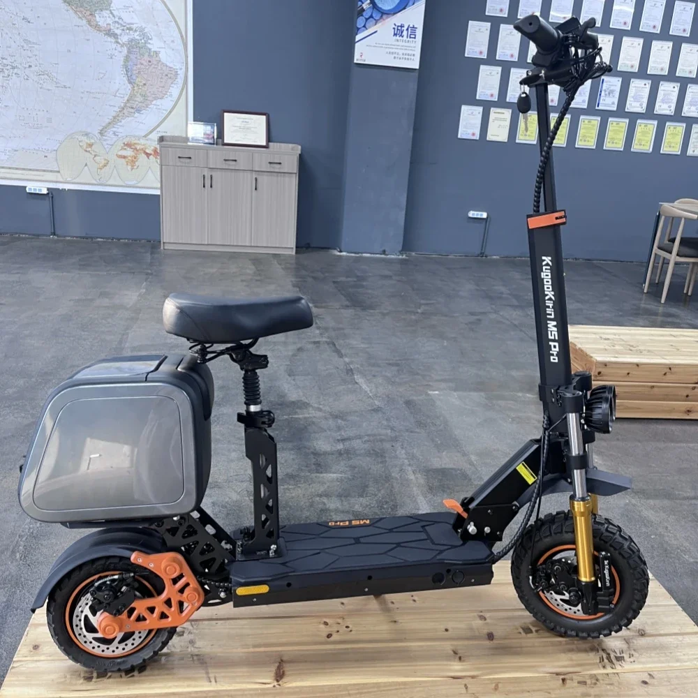 

M5Pro Long Distance With Removable 1200W Battery And Big Tail Box Electric Scooters With Collapsible Sear For Adult