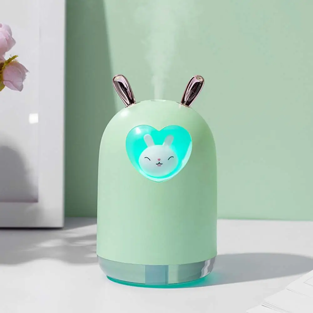 ความชื้น Mist Maker USB Humidificador Sprayer Aroma Diffuser กระต่าย Air Humidifier Car Air Freshener Car Air Humidifier