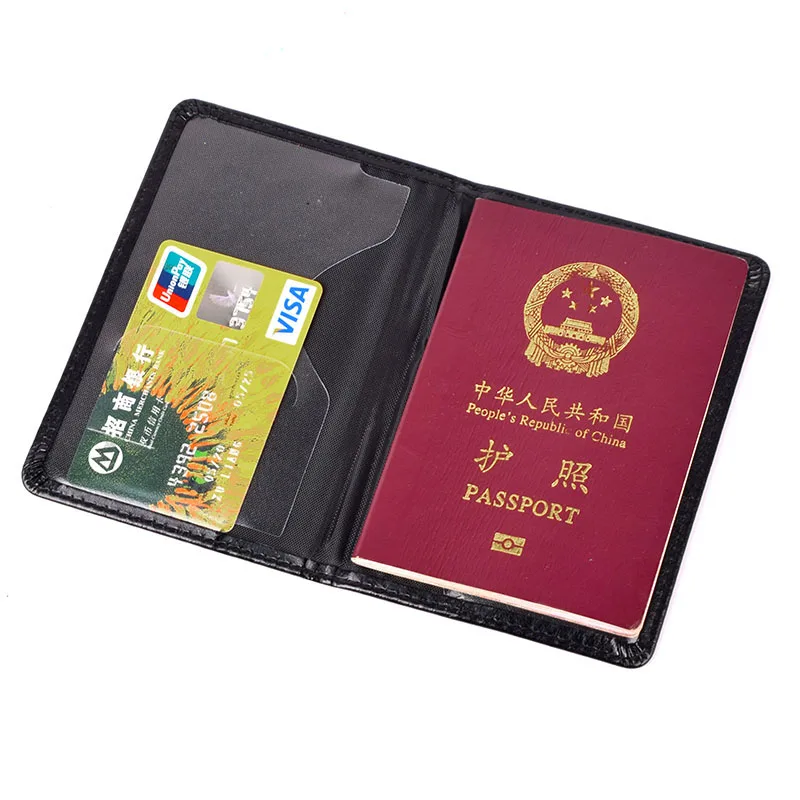 CCCP Russia Travel Passport Cover Synthesis Leather USSR Passports Case Men Women Document Protective Certification Card Holder