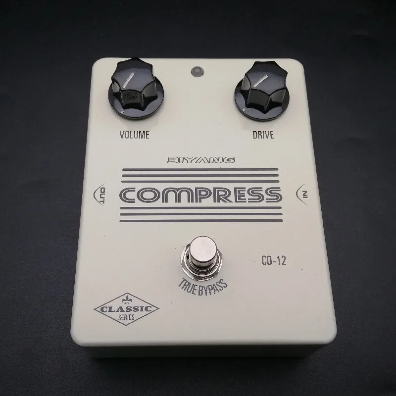 Biyang CO-12 Compressor Sensitivity Electric Guitar Effect Pedal True Bypass Design