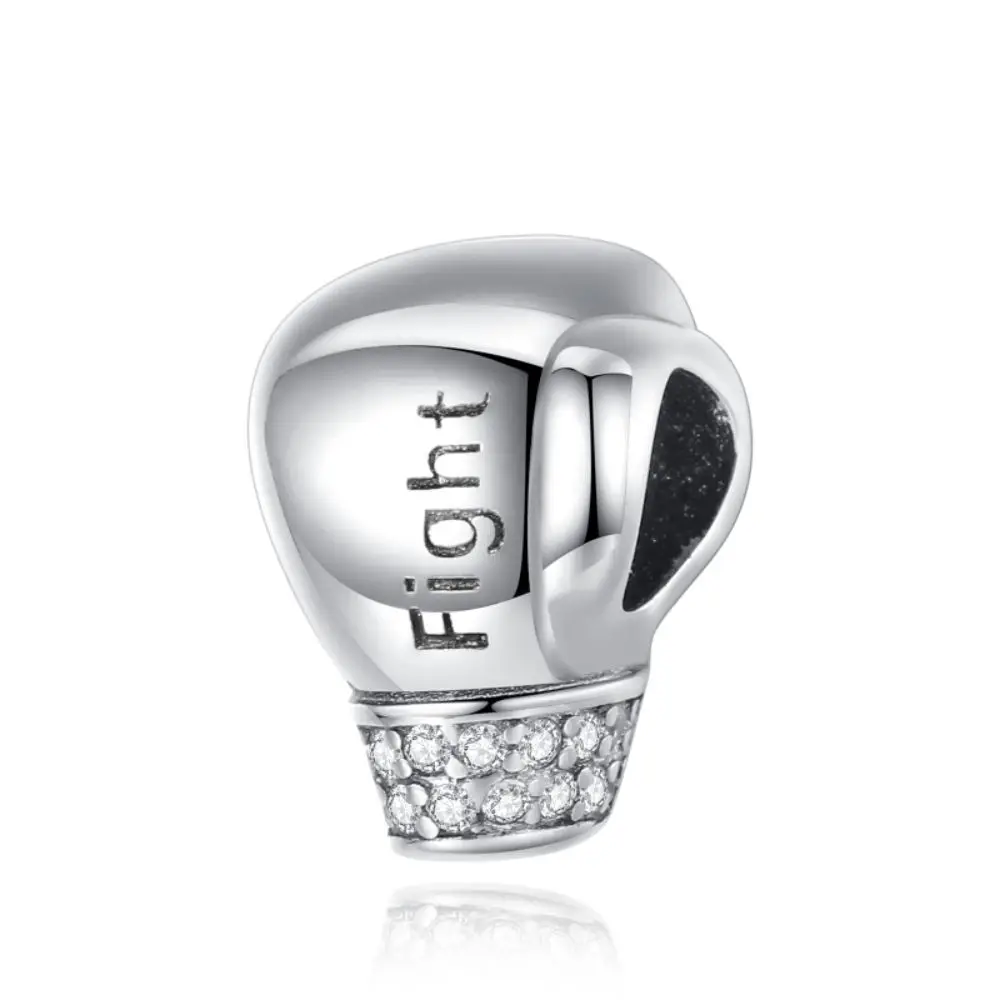 

Pendant Charm Bead 925 Sterling Silver Sports Boxing Gloves Beads Fit Original Bracelet for Jewelry Making Valentine's Day gift