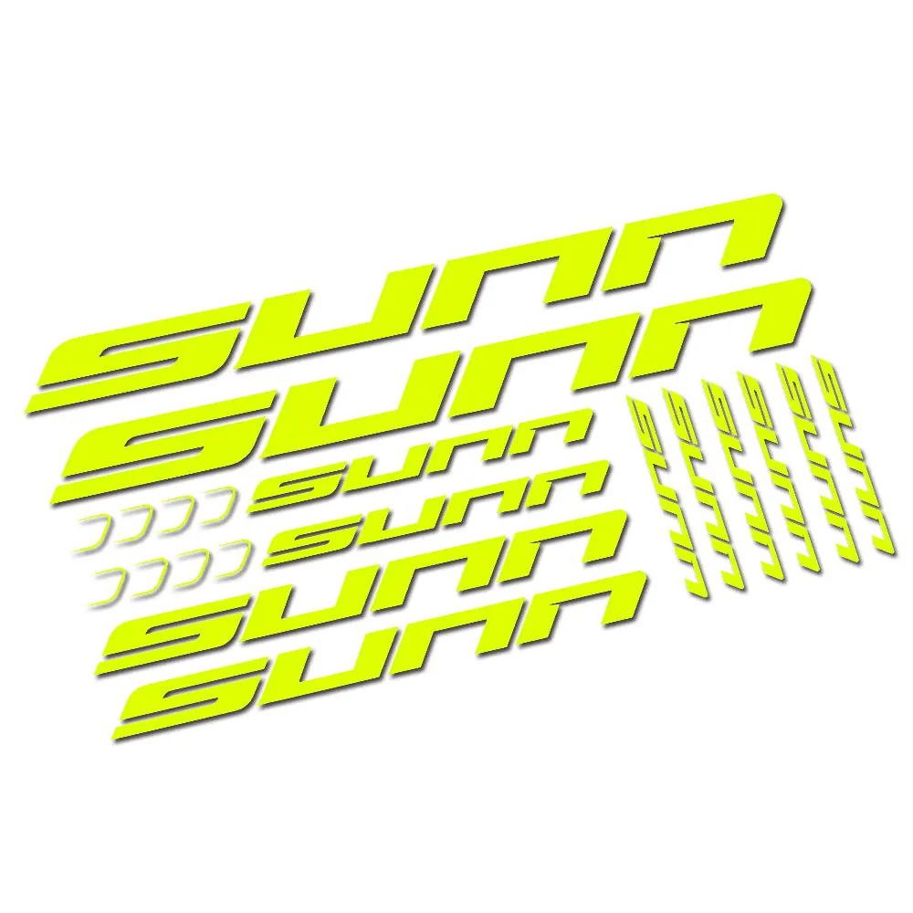 For Sunn Bikes Frame labels Sticker Decal Kit Bicycle Cycling