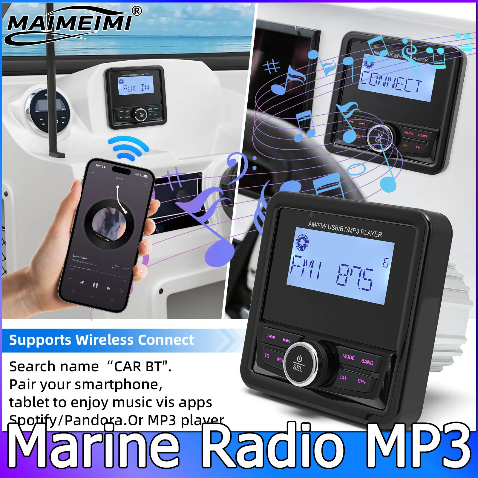 MP3 Boat Radio Ster…