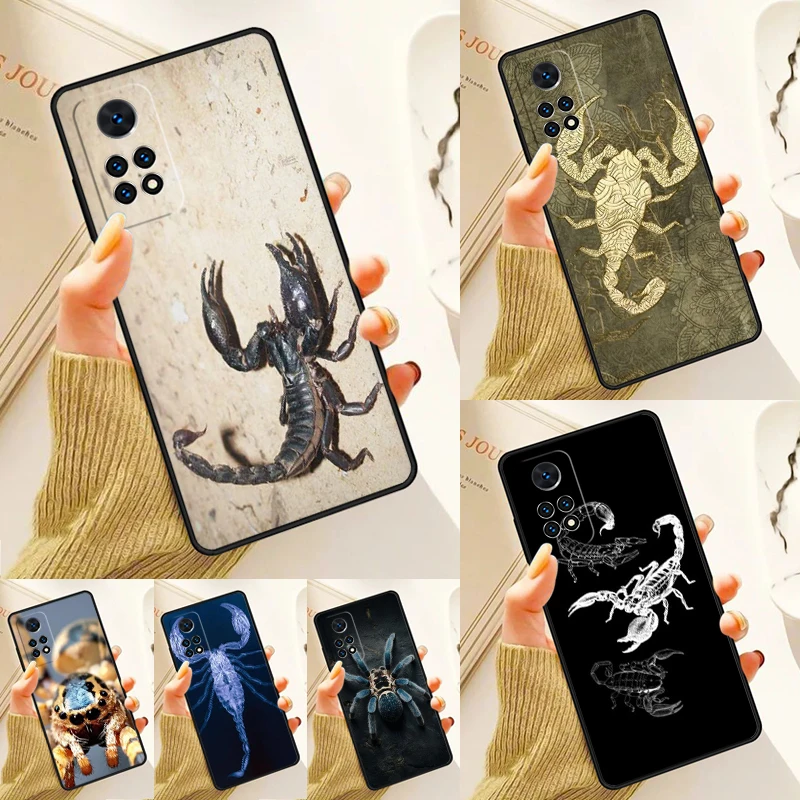 Scorpion Arachnid Insect Bug Case For Samsung Galaxy S24 Plus S23 S20 S21FE Lite S22 Ultra Note 20 S8 S9 S10 Phone Coque