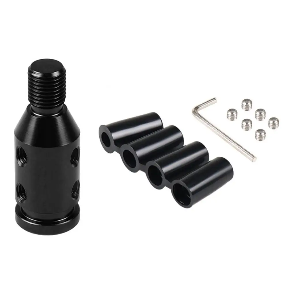 M TwelveX 1.25 Universal Aluminium Car Threaded Shifter Gear Shift Knob Adapter 자동차 나사 기어 교환봉 기어 교환 다이얼 어댑터