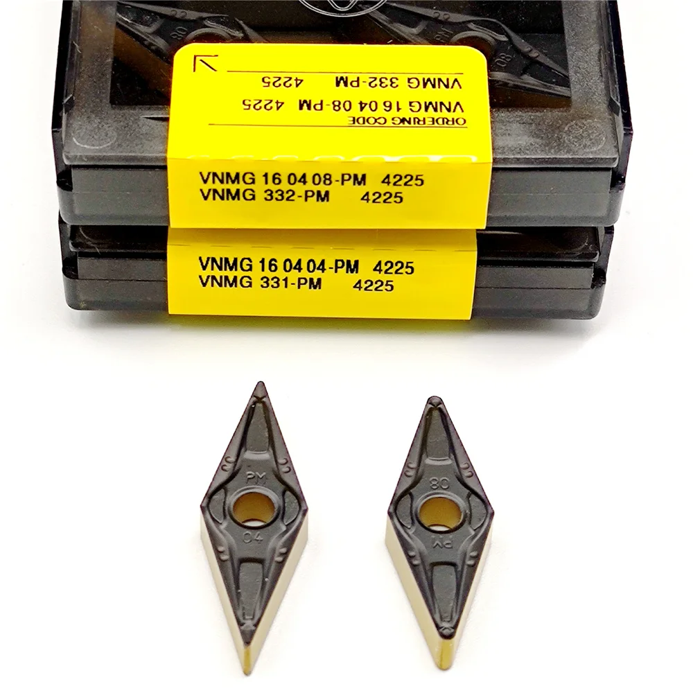 Imagem -06 - Torno Cnc Torneamento Ferramentas Inserções de Carboneto Pode Ser Indexado Vnmg160404 Vnmg160408 pm 4225